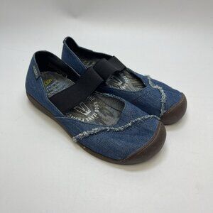Keen The Good Jean Project Mary Jane Denim Shoes Sz 7 US Limited Edition Slip On